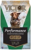 VICTOR Super Premium Dog Food – Performance Dry Dog Food – 26 % de proteína para perros adultos activos – Incluye glucosamina y condroitina para la salud de la cadera y las articulaciones, 40 libras
