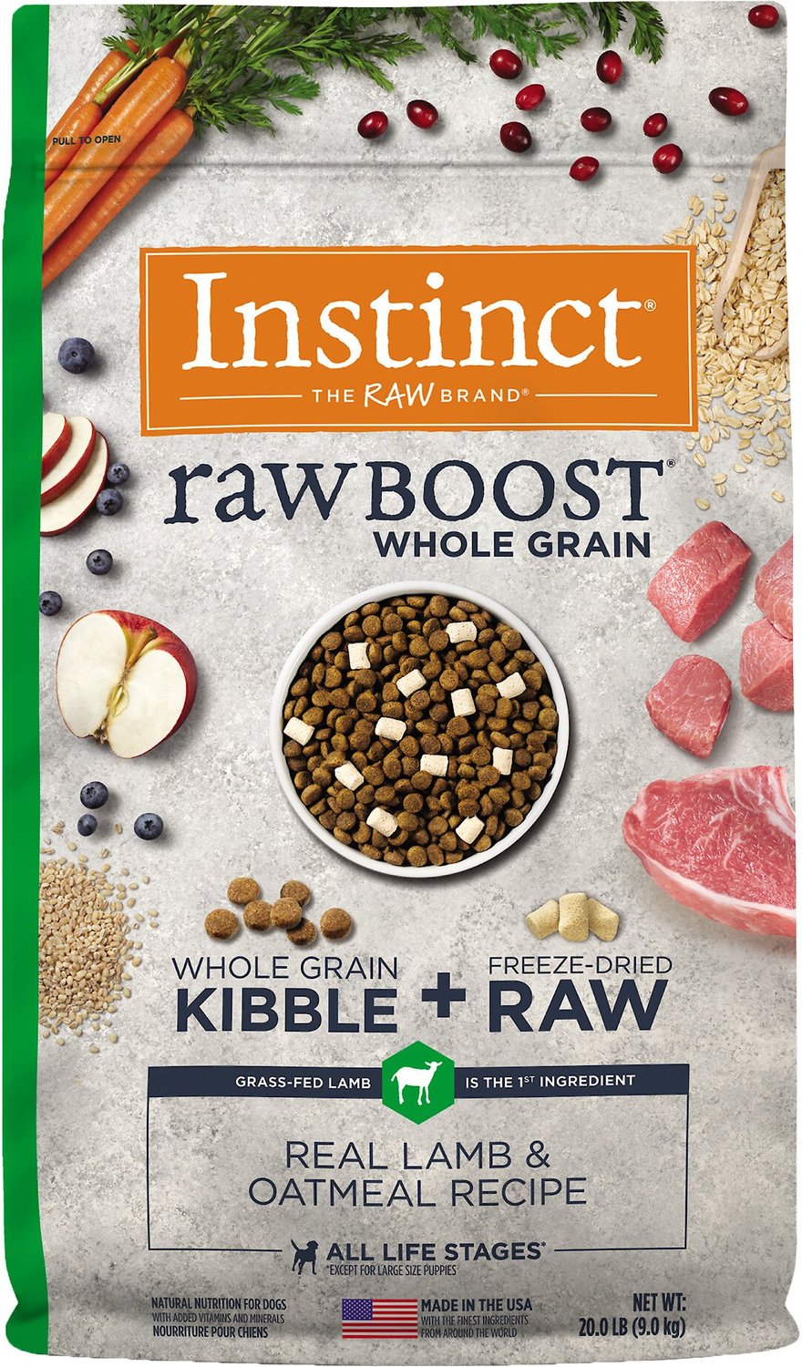 Alimento integral para perros Instinct Raw Boost