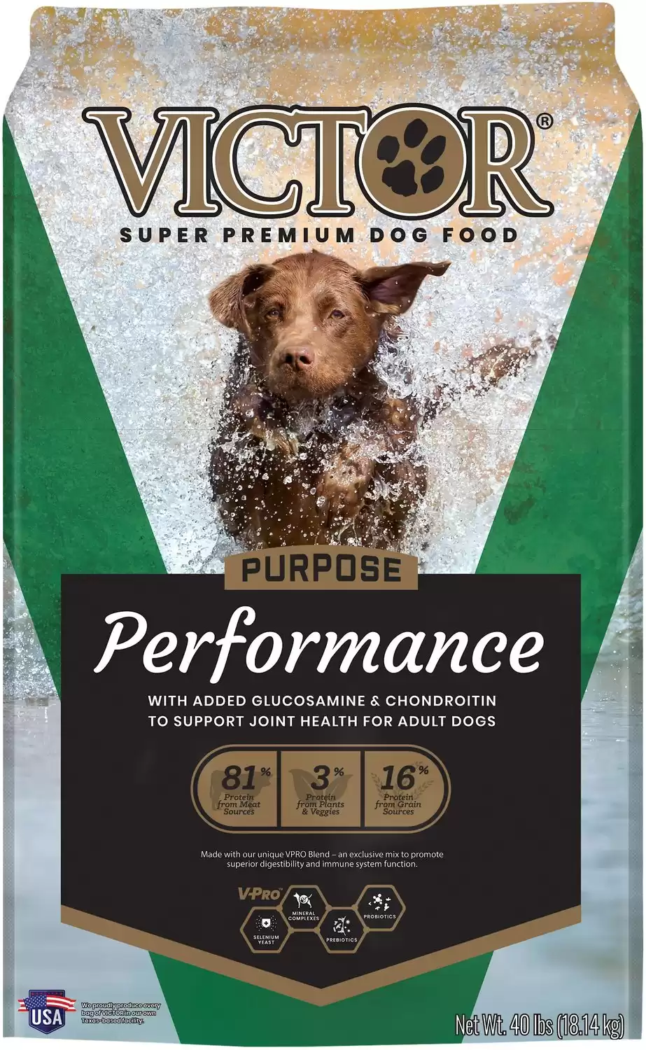 VICTOR Purpose Performance Formula Alimento seco para perros