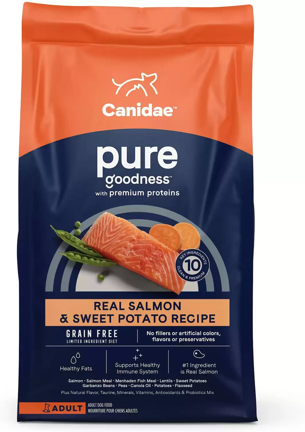 CANIDAE Grain-Free PURE Alimento seco para perros con ingredientes limitados