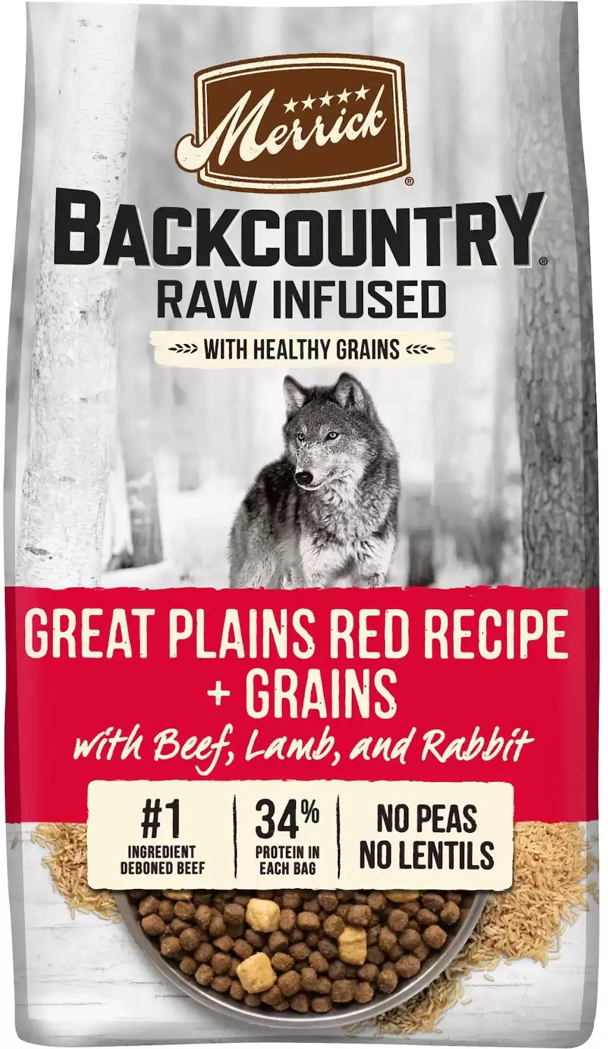 Merrick Backcountry Raw Infused Healthy Grains Alimento seco para perros