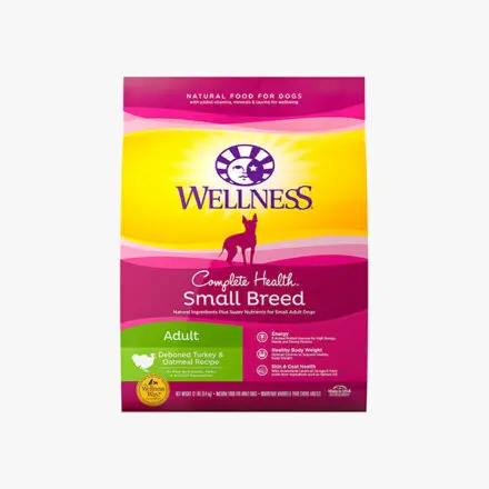 Alimento natural para adultos Wellness de razas pequeñas