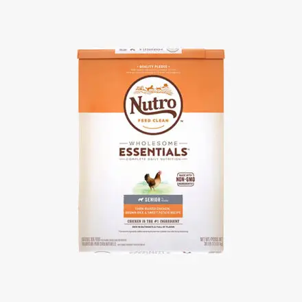 Alimento para perros de fórmula senior Nutro Essentials