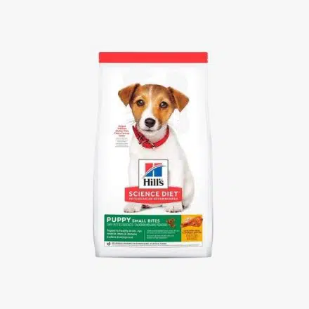 Hill's Science Diet Alimento seco para perros, cachorros, bocados pequeños, harina de pollo y receta de cebada