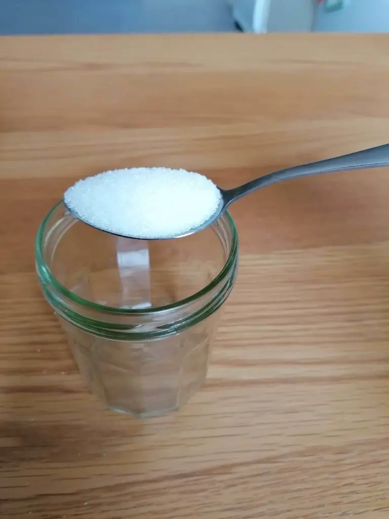 mezcla de azúcar y agua