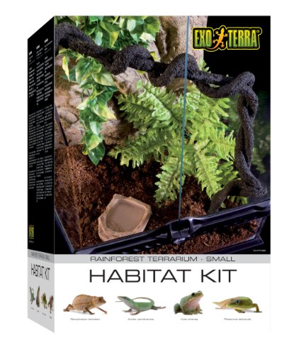 Kit de hábitat de selva tropical Exo Terra (incluye PT2602) - Pequeño