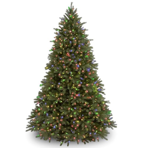 Árbol de Navidad artificial preiluminado 'Feel Real' de National Tree Company | Incluye luces multicolores preencordadas y soporte | Abeto Jersey Fraser - 7,5 pies Árbol de Navidad artificial preiluminado 'Feel Real' de National Tree Company | Incluye luces multicolores preencordadas y soporte | Abeto Jersey Fraser - 7,5 pies