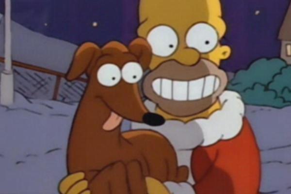 ¿cómo Se Llama El Perro De Los Simpson?